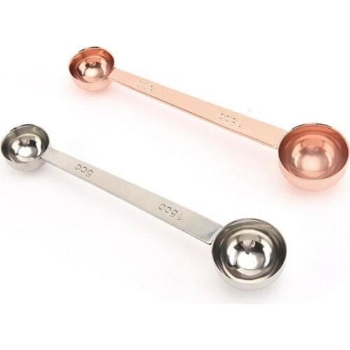 High Quality Stainless Steel Baking Measuring Spoon Double Side Coffee Measuring Spoon Durable Kitchen Measuring Spoons