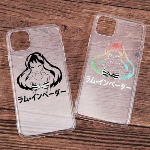 Japan Comics Lum Urusei Yatsura Soft Transparent Phone Case for iPhone 11 12Mini Pro Max X XR XS 7 8 6 6S Plus SE2020 Back Cover