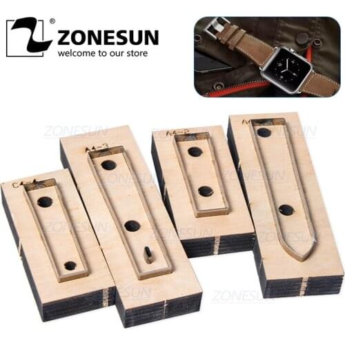 ZONESUN Apple 23-20 Watch Strap Custom Leather Cutting Die Leather Punching Tool Watchband Cutting Mold Steel Rule Die