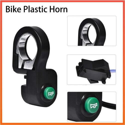 Electric Bicycle Horn Switch Button Motorcycle Scooter Bike Plastic Horn Signal Switch Button 22.5mm E Bike Accessories