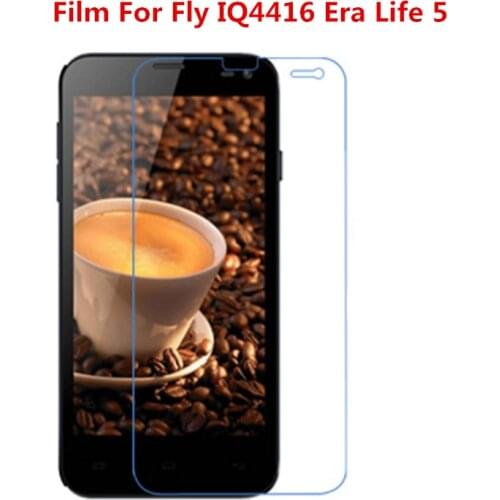 1/2/5/10 Pcs Ultra Thin Clear HD LCD Screen Protector Film With Cleaning Cloth Film For Fly IQ4416 Era Life 5