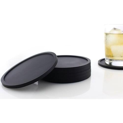 1PCS Non-slip Silicone Drinking Coaster Set Holder Cup Coaster Mat Set Kitchen Gadget Sets