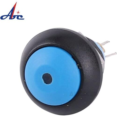 12mm Momentary and Latching 2.4V 6V 12V 24V Dot Led Electric Car 12mm Switch