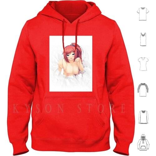 Anime Sexy Paper Girl Version 2 Hoodie long sleeve Anime Hentai Manga Sexy Anime Girl Hot Tits Boobs Girl Red Hair