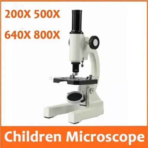 200X 500X 640X 800X Children Students Educational Birthday Gift Biological Microscope Monocular Toy Science Children Microsocpe