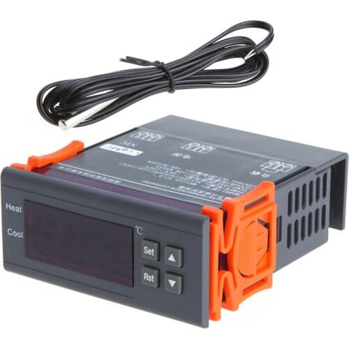 10A 220V Digital Thermostat Temperature Controller Thermocouple -40~100 Centigrade with Alarm Function LCD Display