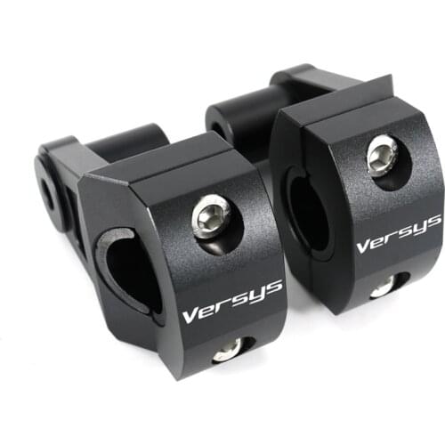 For Kawasaki Versys-X 250/300 Versys 650 Versys 1000 7/8" 22mm Motorcycle Handlebars CNC Aluminum Fat Bar Mount Clamps Risers