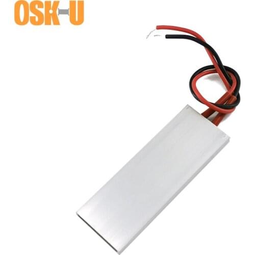 12/24V PTC Electric Heater Plate 80x28.5x5mm Thermostatic PTC Heating Element 70/110/200C Heater Element for Yogurt Machine