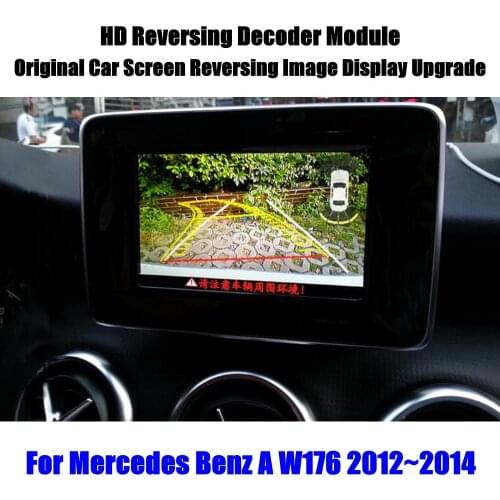 HD Reverse Reversing Parking Camera For Mercedes Benz A W176 2012 2013 2014 2015 Rear View Rearview Backup Camera Decoder