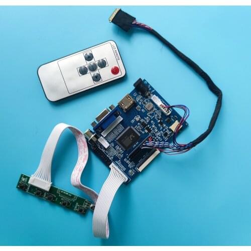 Kit Work for N134B6-L01/L02/L04/L03/L16 1366x768 LED HDMI 2AV remote LCD Screen Controller Board 40pin panel VGA AV display