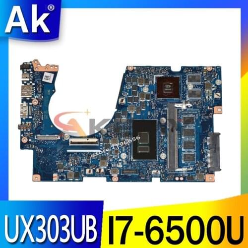 UX303UB Motherboard I7-6500U 4GB RAm For Asus UX303UB UX303U laptop Motherboard UX303Ub Mainboard UX303UB Motherboard test OK