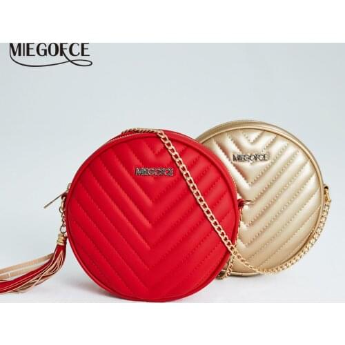 MIEGOFCE 2020 Womens Fashion Small Messenger Bags Lady Shoulder Bag Bucket Bags Tote Handbags Designer Bolsas