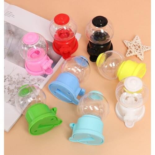 Mini Candy Box Toy Machine Creative Bubble Storage Jar Candy Dispenser Kids Coin Bank Children Gift Candy Dispenser Box Bottle