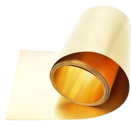 Custom Red Copper Thin Strip Coil 0.01mm to 1mm Thick 10mm to 200mm wide Metal Strip