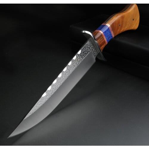 Fixed Blade Knives High Hardness Wilderness Survival Hunting Straight Knife High Quality Steel Outdoor Camping Knife with Sheath