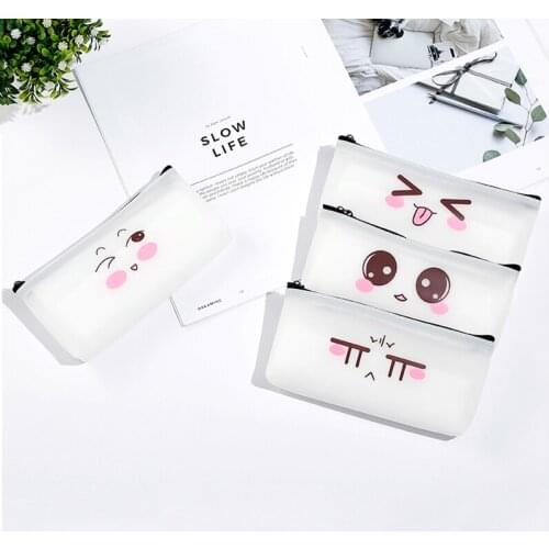 1pc Kawaii Pencil Case School Pencil Case for Girls Boys Milk Pen Box Pencilcase Stationery Bag School Supplies Random Pattern