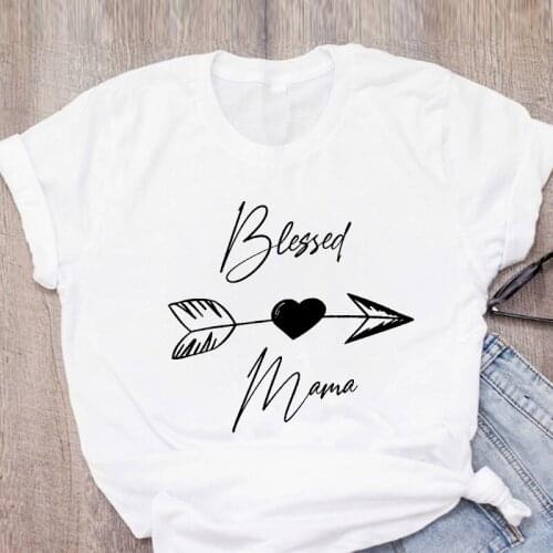 Simple tshirt O-neck Short Sleeve T shirt 2021 Hot Fashion Summer Tshirt lady Letters mama print women T Shirt
