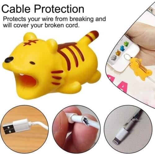 Dropshipping Mini Cartoon Charging Cable Protector for iPhone USB Cable