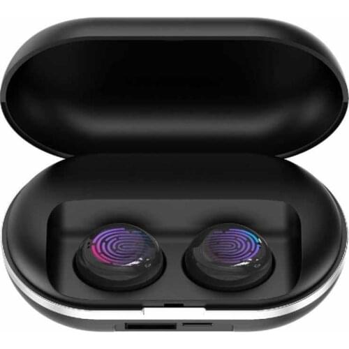 GT1 TWS Fingerprint Touch Bluetooth Fones De Ouvido, Fones De Ouvido Estéreo HD Sem Fio, Cancelamento de Ruído Gaming Headset