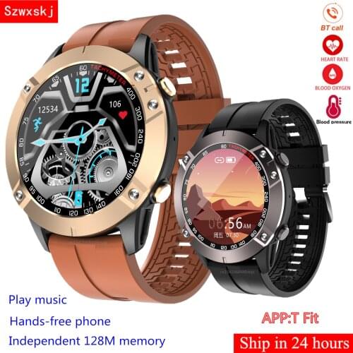 New Men Sports watch DK60 bluetooth call music player heart rate blood pressure waterproof smart watch 2020 outdoor sports watch