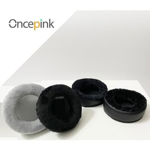 Oncepink Replacement EarPads For Sony MDR NC8 Headphone Thicken Velvet Ear Cushion Repair Parts Earphones Accessories