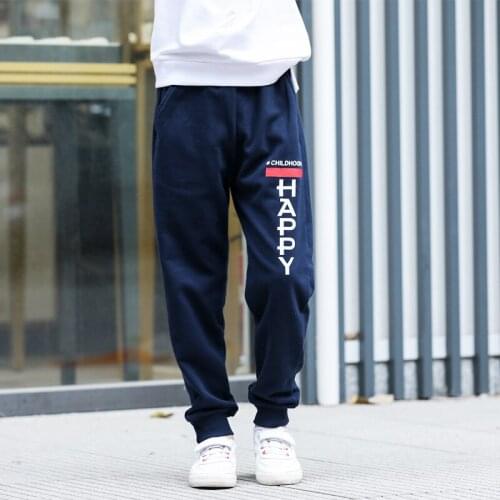 Boys' sweatpants, boys' spring and autumn clothes, new style, big childrens trousers, pant, Korean version