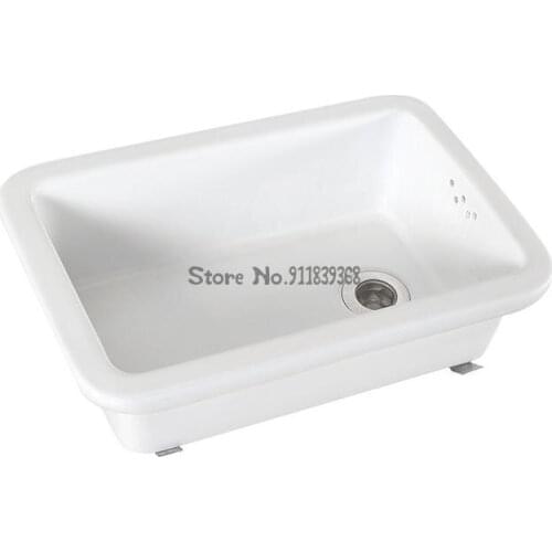 Old-fashioned Ceramic Sink, Rectangular Water Bucket, Kitchen Washing Dishes, Balcony, Laundry Pool, Outdoor Sink, Single Sink