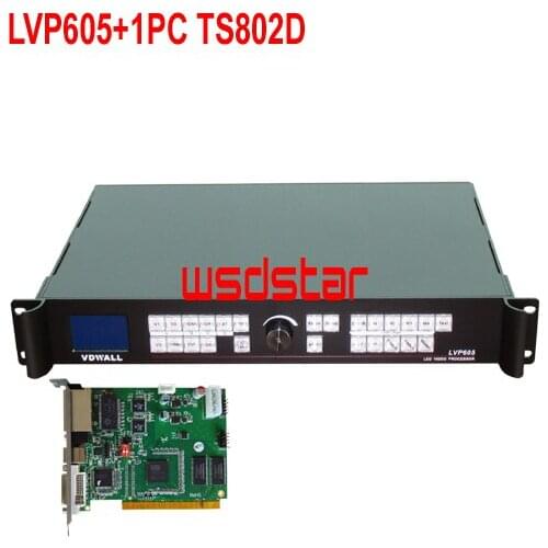 VDWALL LVP605 LED Video Processor with 1pc LED sending card TS802D inside New Style Hot Sales