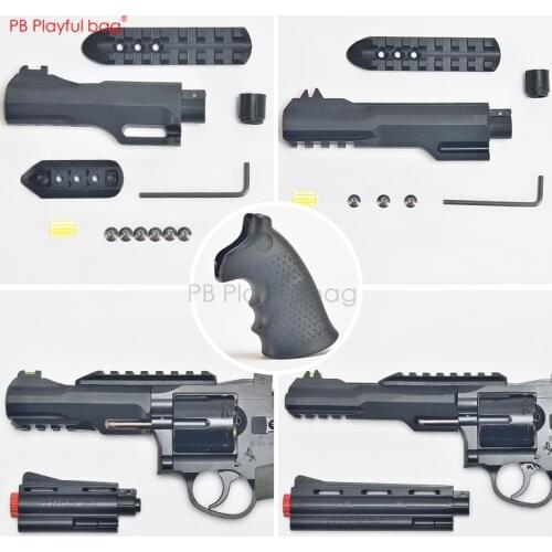 Outdoor sports tactical toy competition small moon 3th left wheel R8 pipe modifi accessories nylon grip water bomb gun ld79