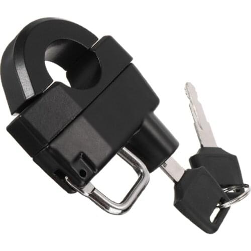 Universal Motorcycle 25mm Handlebars Helmet Lock Key Padlock Accessories FOR HARLEY-DAVIDSON XL 883 1200 1997-2017 2015 2016