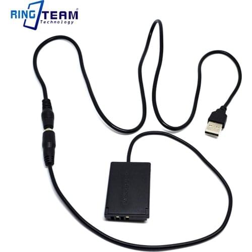 Power USB Cable + DR110 DR-110 NB13L NB-13L Battery DC Coupler for Canon PowerShot G5X G7X Mark II 2 G9X Digital Camera