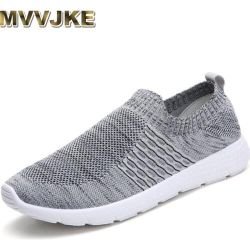 MVVJKE 2020 women sneakers vulcanized shoes sock large size sneakers moccasins flat walk women summer without lace flat shoes