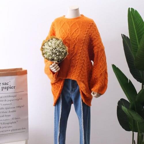 Poncho Full Hot Sale Real Sweater Women Spring Clothes 2018 Sweet Flowers Long Fund Sleeve Head Sweater Woman Autumn And Winter