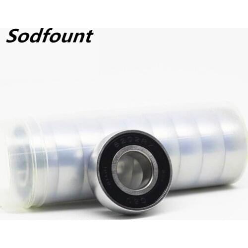 1pcs Deep groove ball non-standard bearing 6301 15-2RS model 153712 inner diameter 15 outer diameter 37 thickness 12mm