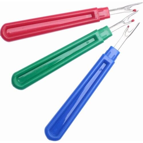 1pc Plastic Handle Craft Thread Cutter Seam Ripper Stitch Unpicker Sewing Tool Cross-Stitch Sewing Thread Remover