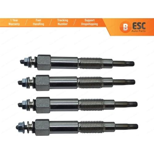 ESC EGP84-1 4 Pieces Heater Glow Plug 11 Volts 11065-57J00, GN102, 0100226513 for Nissan