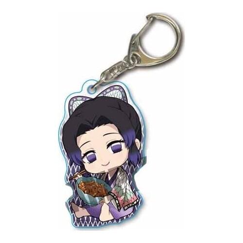 5pcs 10pcs14Kinds Demon Slayer Kamado Tanjirou Kamado Nezuko Agatsuma Zenitsu Tsuyuri Kanawo PVC Pendant Figure Key Chain