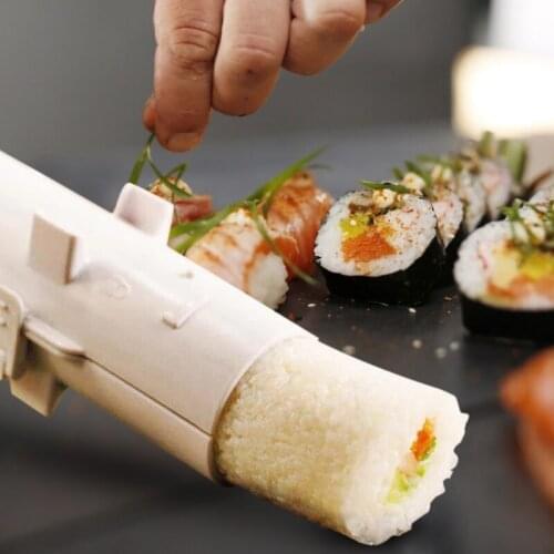 Quick Sushi Maker Roller Rice Mold Bazooka Vegetable Meat Rolling Tool DIY Sushi Making Machine Kitchen Gadgets
