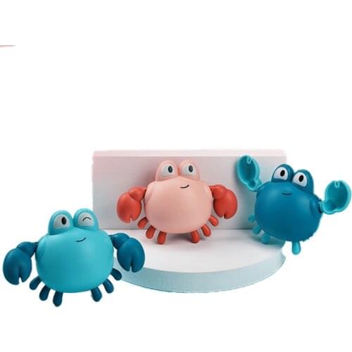 Children Bath Toy Clockwork Winding Small Animal Bathroom Toy Playing With Water Baby Bathing Swimming Cute Little Kid Gift