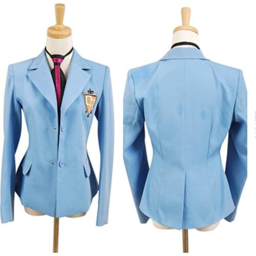 Jacket and Tie Only Ouran High School Host Club School Haruhi Kyoya Hikaru Takashi Uniform Cosplay Costume full Set