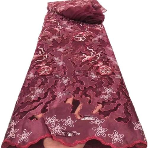 SJ Lace African French Net Lace Fabric 2021 High Quality Tulle Mesh Lace Bridal Nigerian Wedding Dress Lace For Woman r6-9