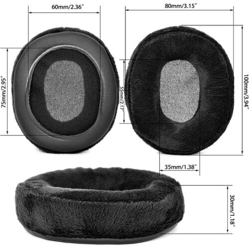 Q81F Geneic Earpads Pillow Ear Pads Foam Cover Cups Repair Parts for -Philips SHP9500 Headphones