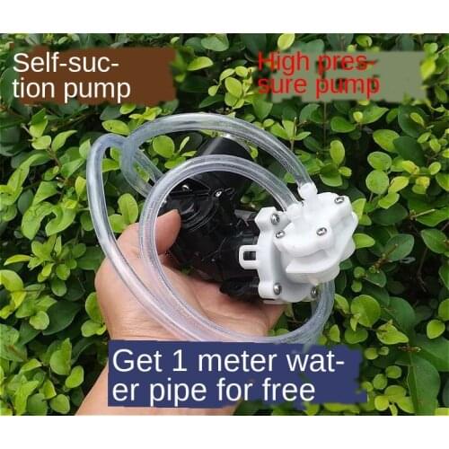 Disassemble Micro High Pressure Water Pump Self-Priming Piston Diaphragm Pump Small Pressure Pump DC 12V Water Pump