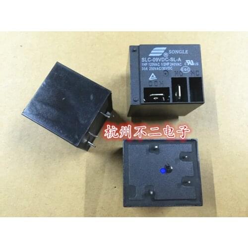 Relay SLC-09VDC-SL-A 9V 30A 4-pin set of normally open T91 HF2100