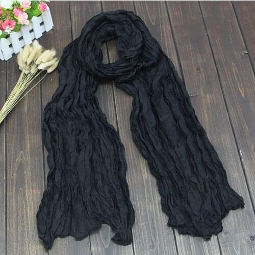 Designer Brand Scarf Women Spring Winter Luxury Scarves Cotton Black Scarf Pashmina Scarfs For Ladies Shawls And Wraps 50*180CM