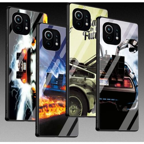 Back To The Future Glass Phone Case For Xiaomi Poco X3 NFC F3 Mi 10T Pro 9T Note 10 Lite 11 Ultra 5G 11i CC9E CC9 Cover