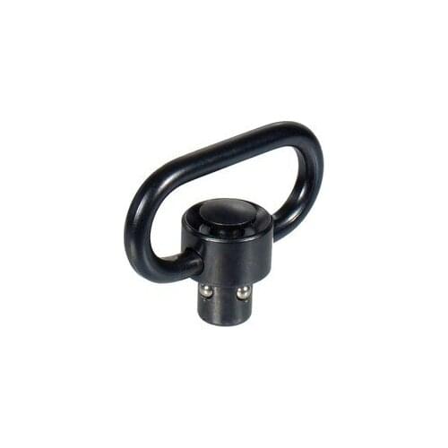 UTG Heavy Duty Push Button QD Sling Swivel, 1.5-Inch Loop(2pcs)