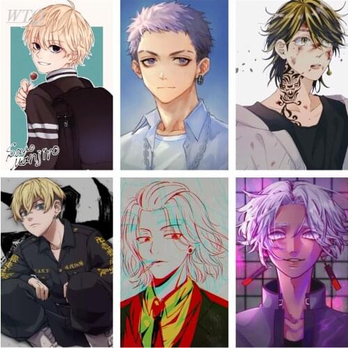 Tokyo Avengers Poster Retro Poster Anime Posters Wall Poster Canvas Painting Wall Decor Wall Art Picture Home Decor Room Decor