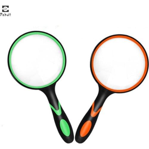 2 Pack 10X 75mm Large Magnifier Magnifying Glass For Kids, Non-Slip Handheld Magnified Glass For Close Work, Reading, Science