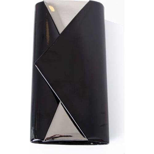 Lal Shoes & Bags Japanned Leather Triangle Envelope Lady Förtföy-black 'Turkish' Quality 2021 Fashion Design Season Comfort Fast Shipping